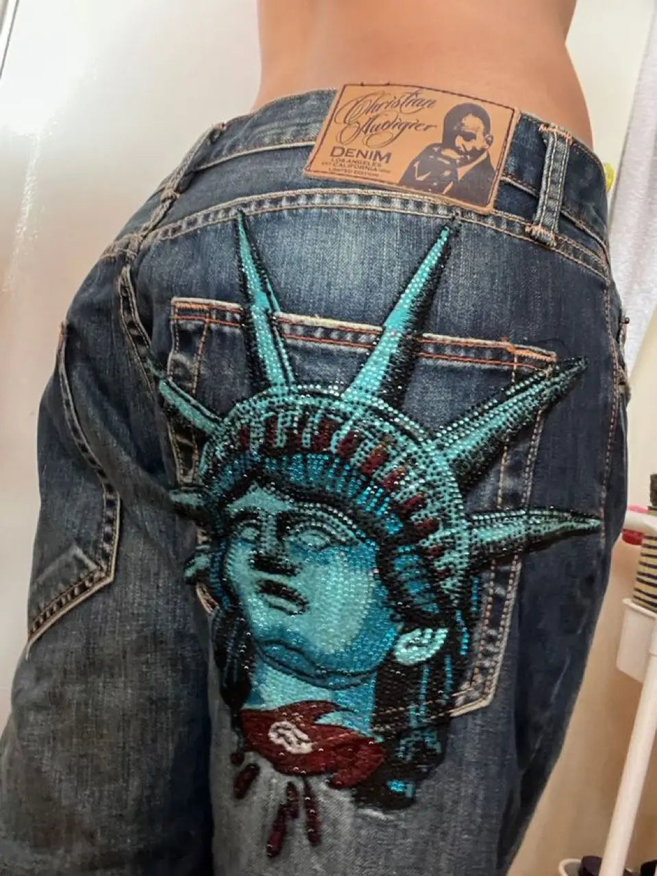 Vintage Statue Of Liberty Jeans
