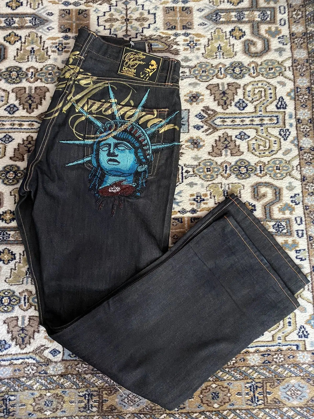 Vintage Statue Of Liberty Jeans