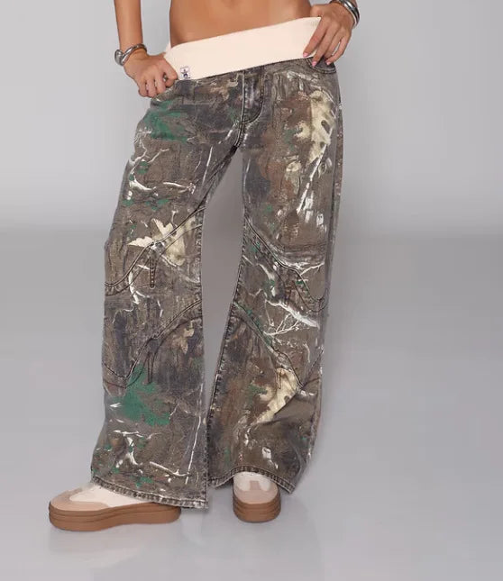 Revice Fold Over Jeans