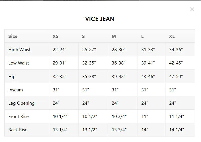 Revice Fold Over Jeans