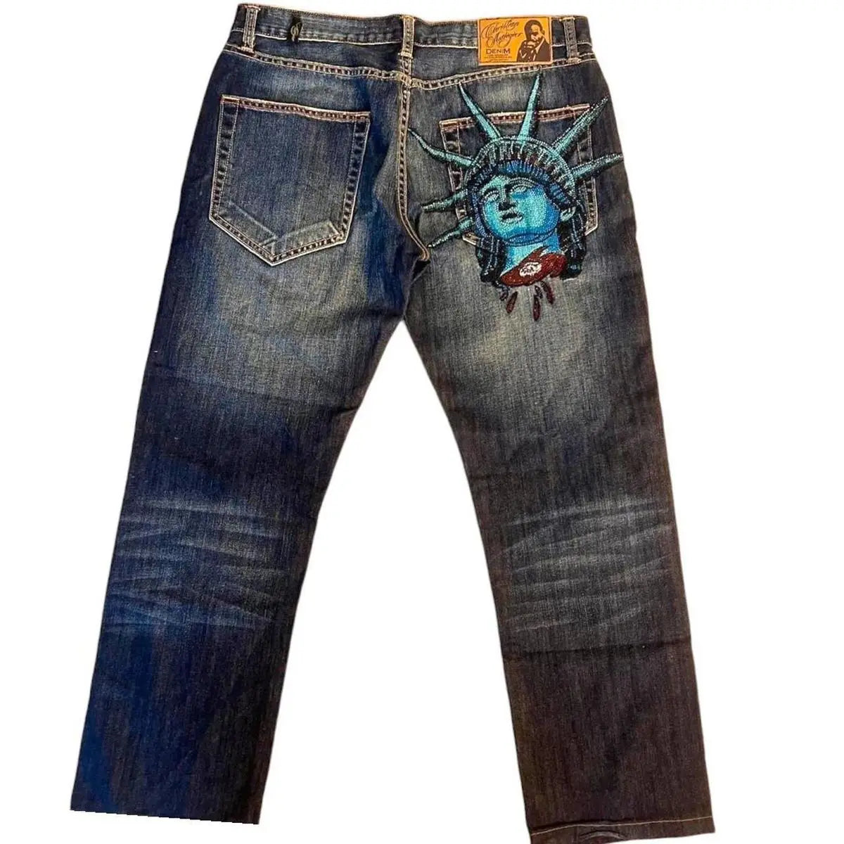 Vintage Statue Of Liberty Jeans
